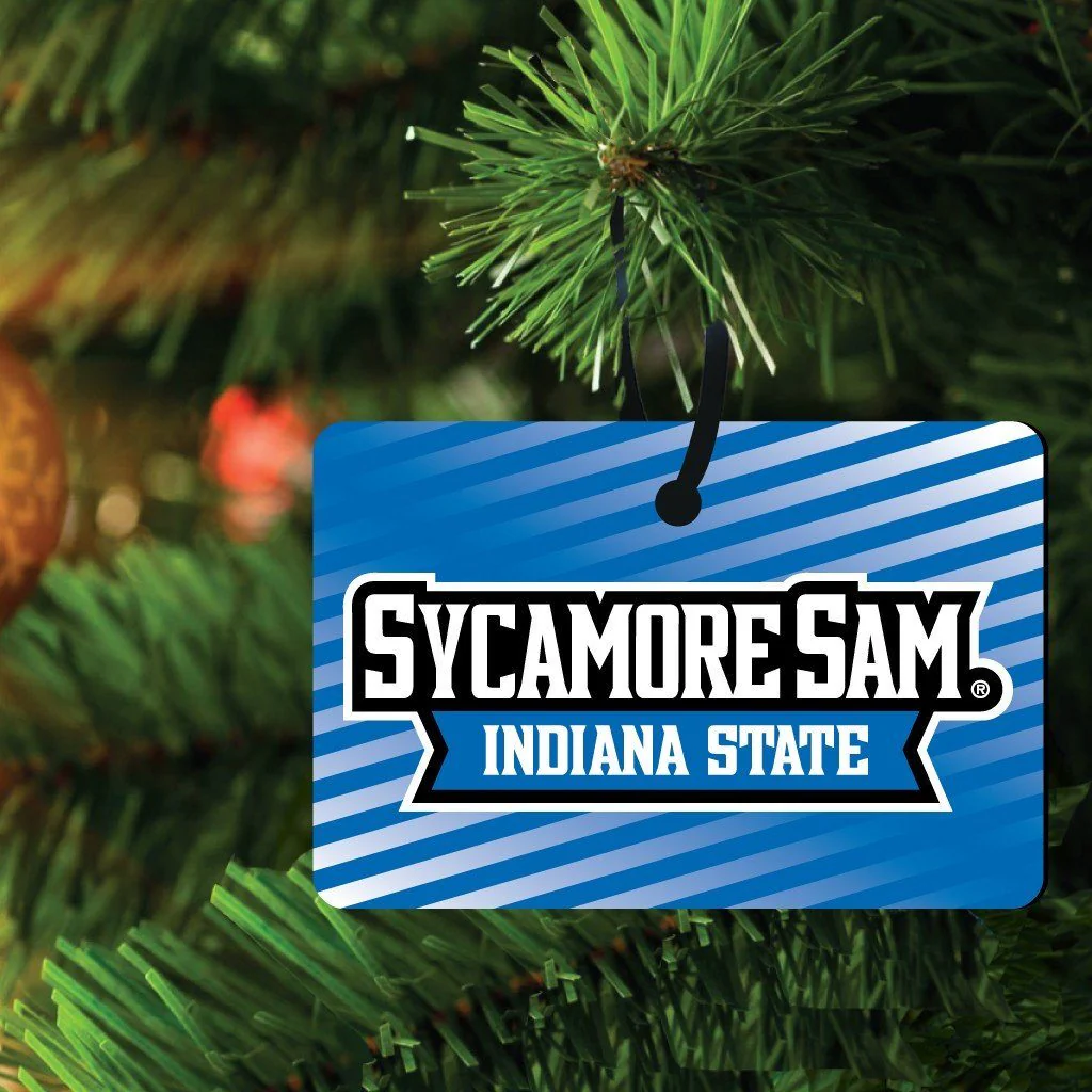 Indiana State University Ornament Set of 3 Shapes - Image 3