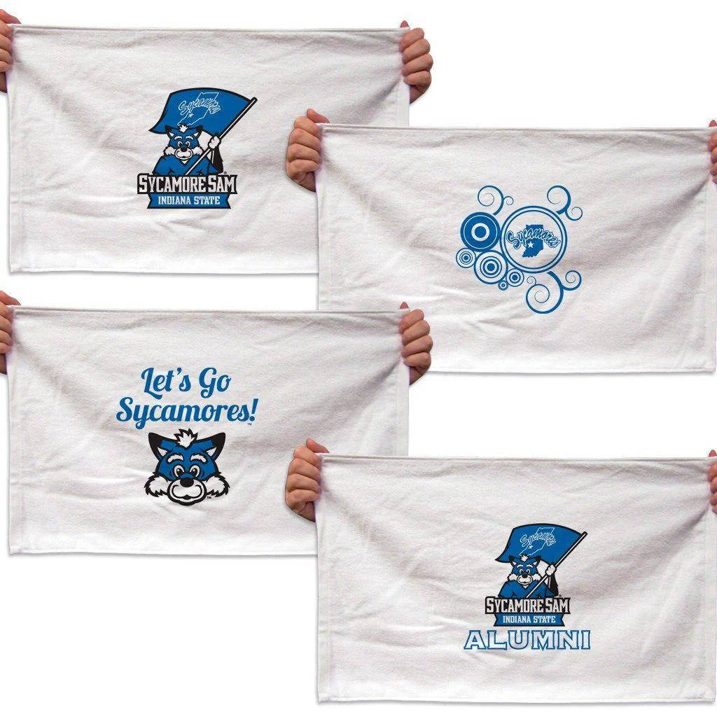 Indiana State University Rally Towel Set of 4