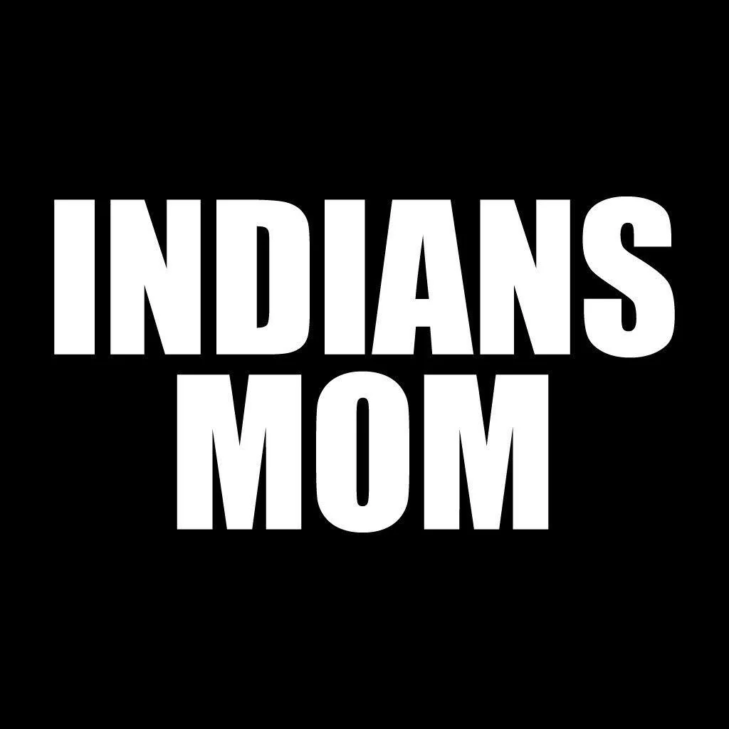Indians Mom Black Folding Camping Chair - Image 2