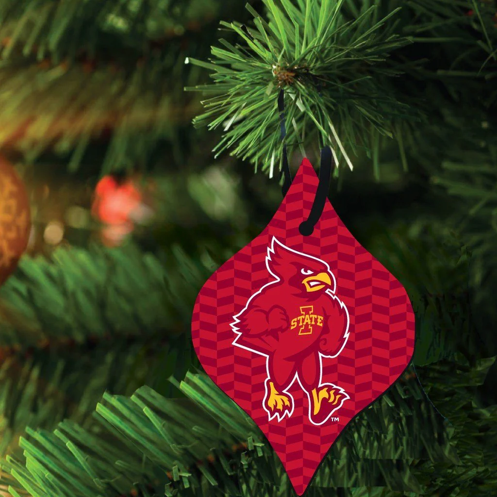 Iowa State University Tapered Ornament Set of 3