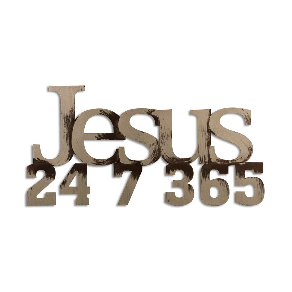 Jesus 24/7/365 Wall Decor - Image 2