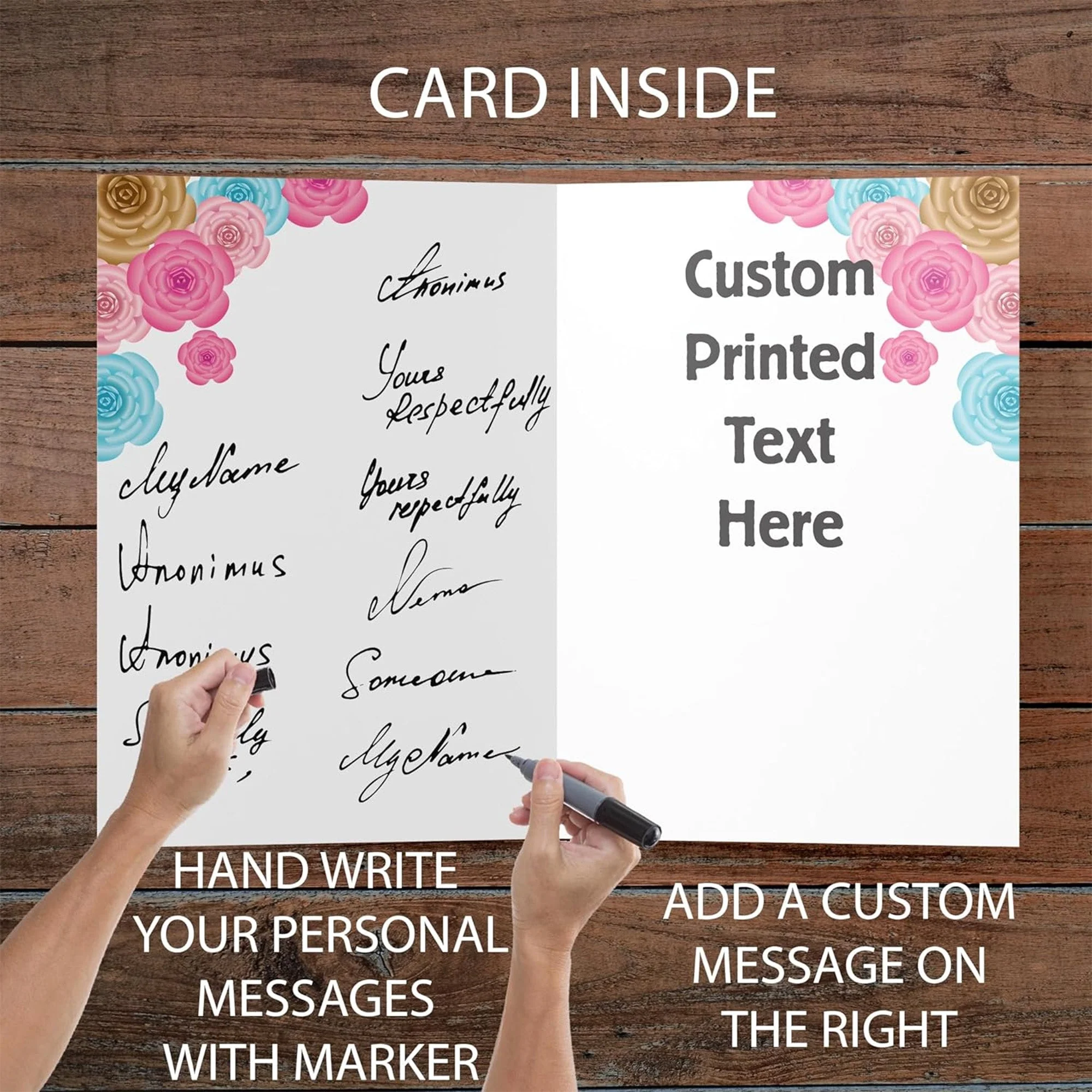 Jumbo Custom Mother's Day Card - Photo Mom, 9 Photos - Image 3