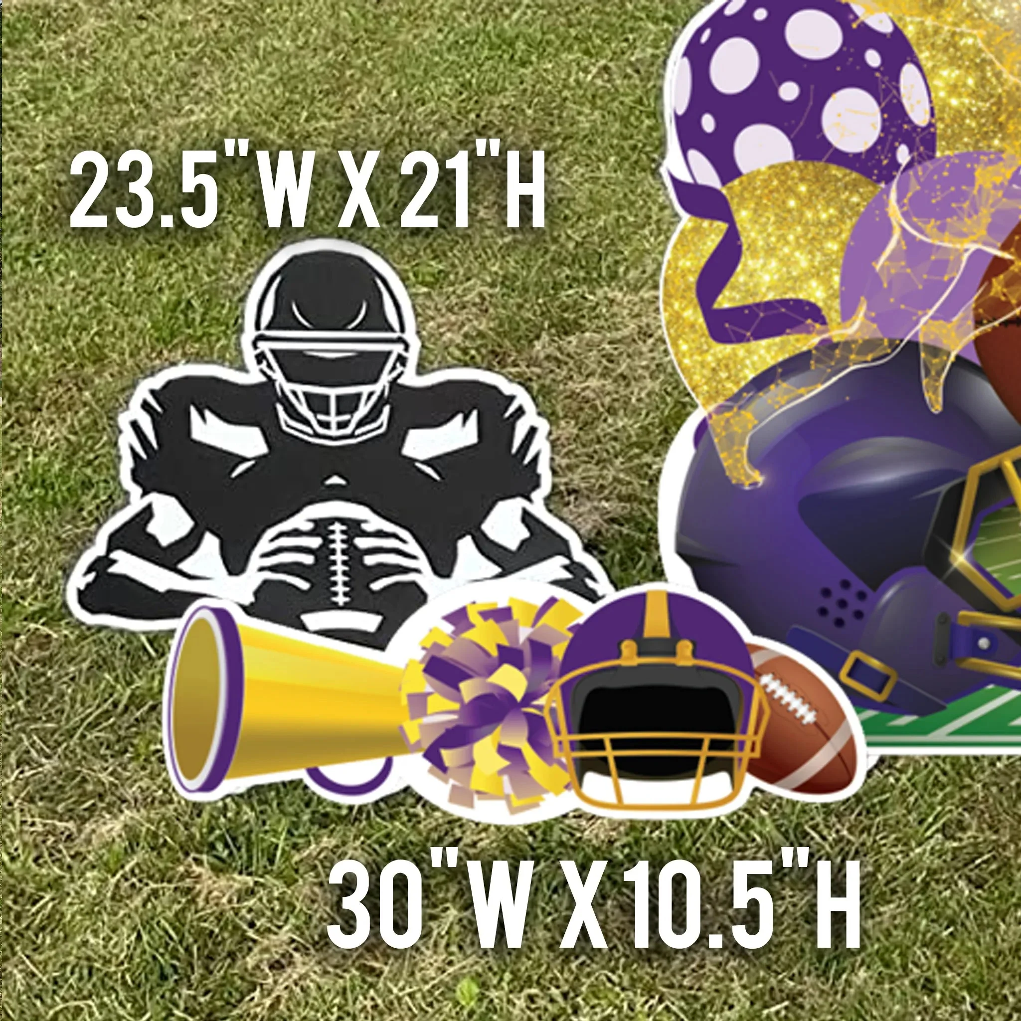 Oversized Game Day Yard Card Display | 5 pc - Image 29