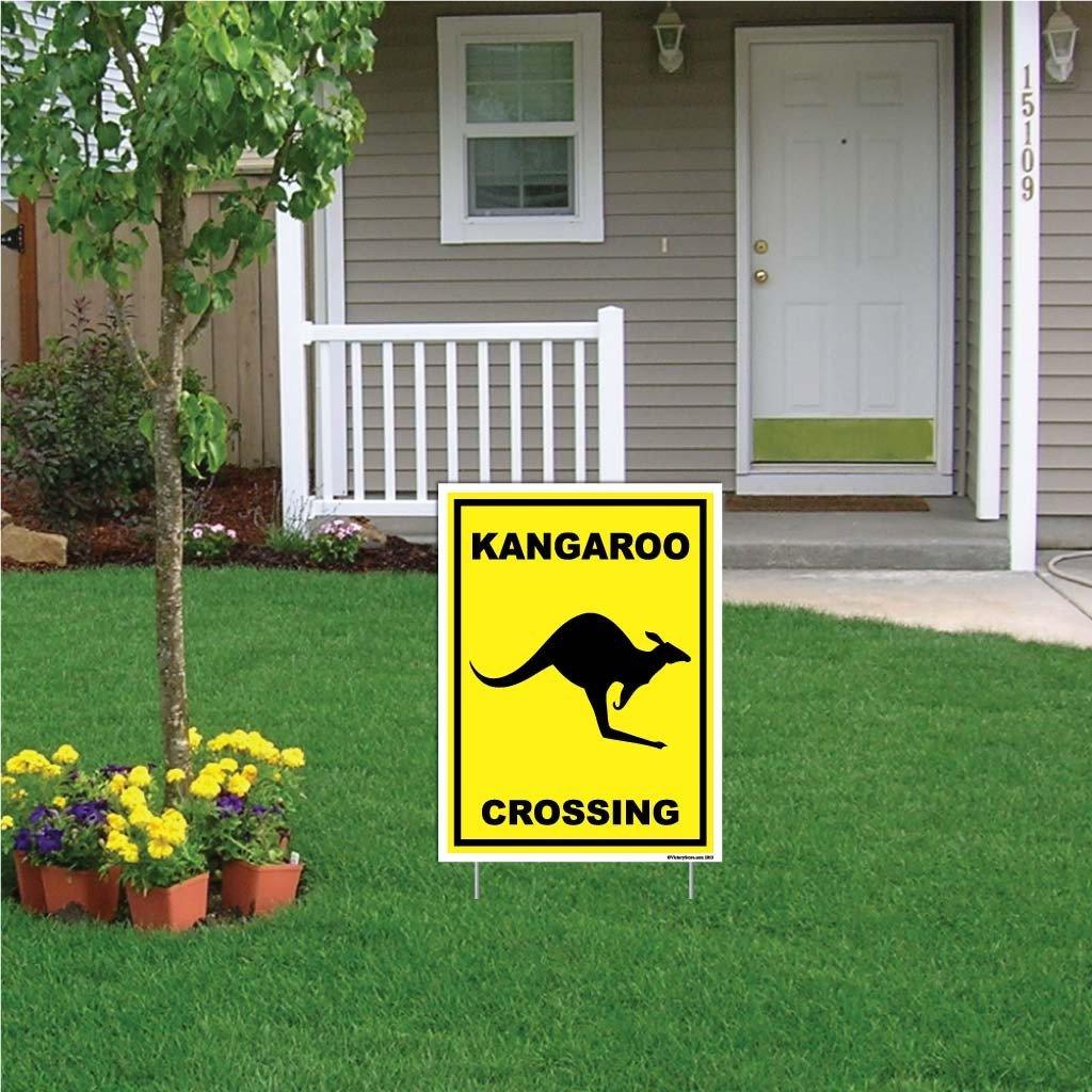 Kangaroo Crossing Sign or Sticker - Image 5