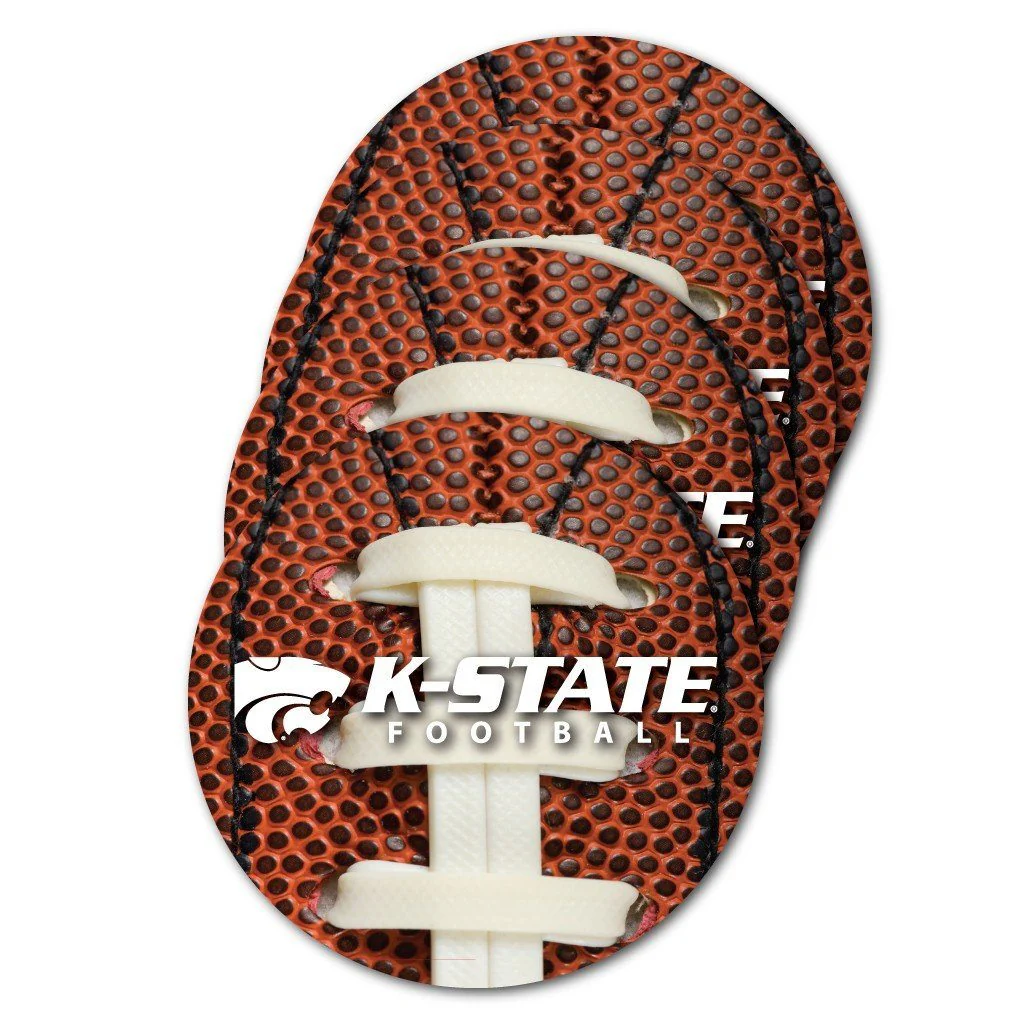 Kansas State University Football Coaster Set of 4
