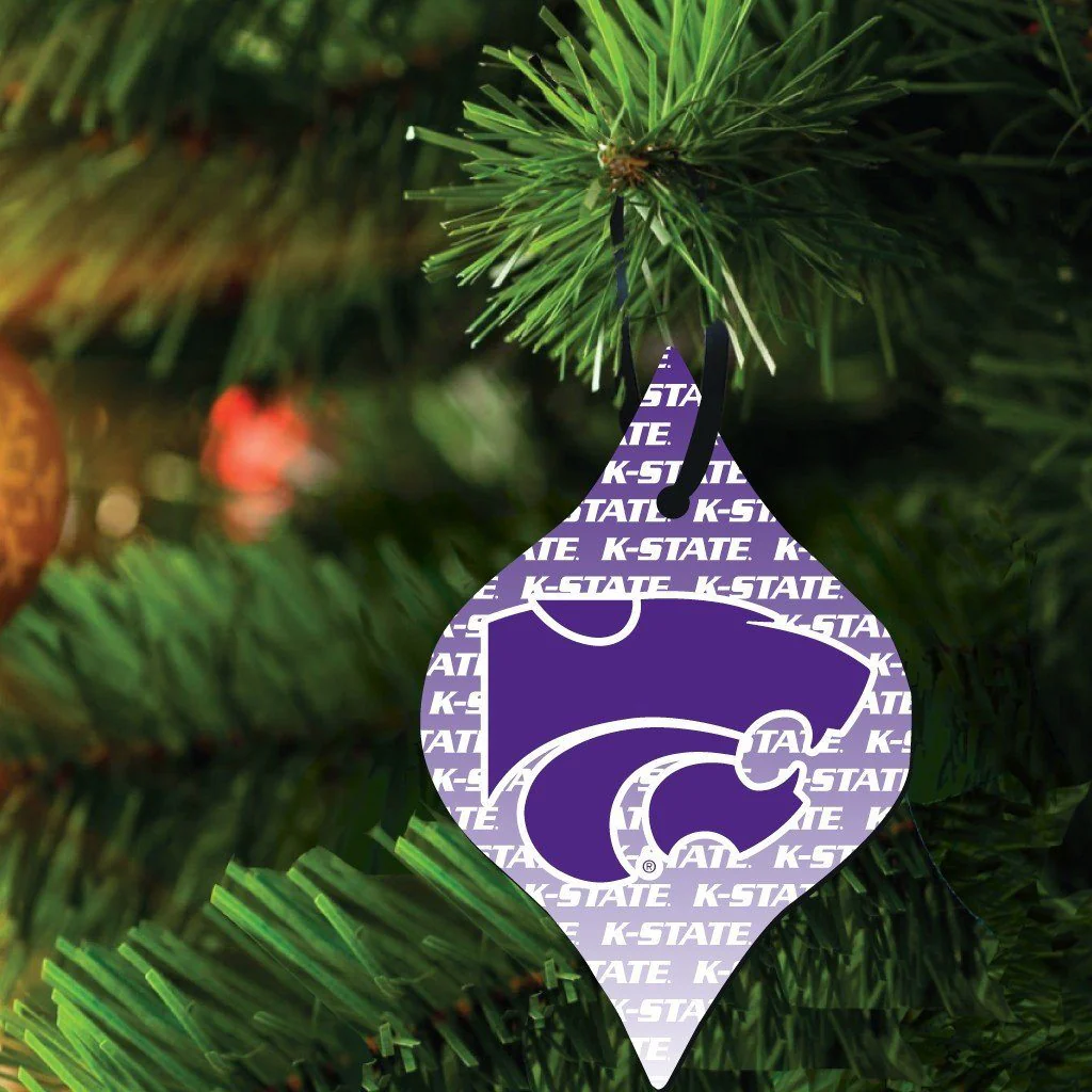 Kansas State University Tapered Ornament Set of 3
