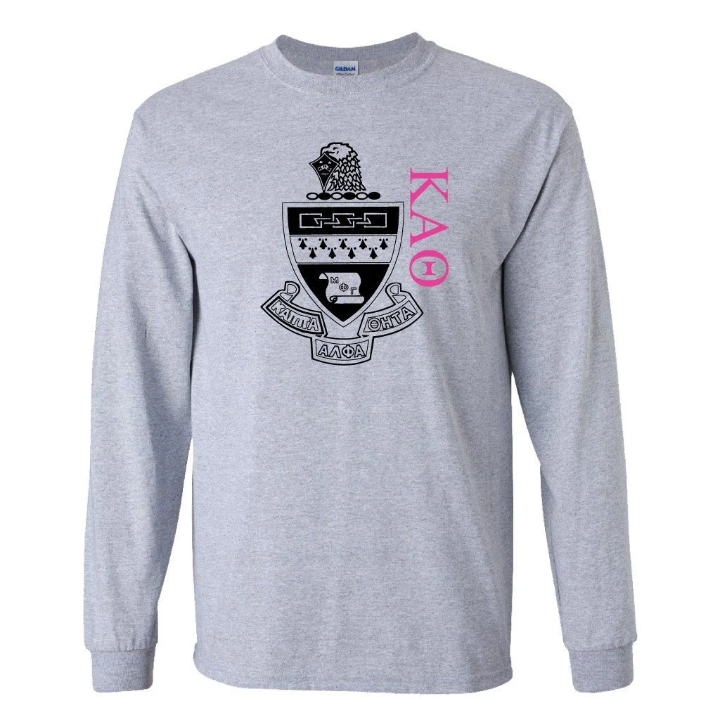 Kappa Alpha Theta Coat of Arms Long Sleeve T-shirt - Image 2