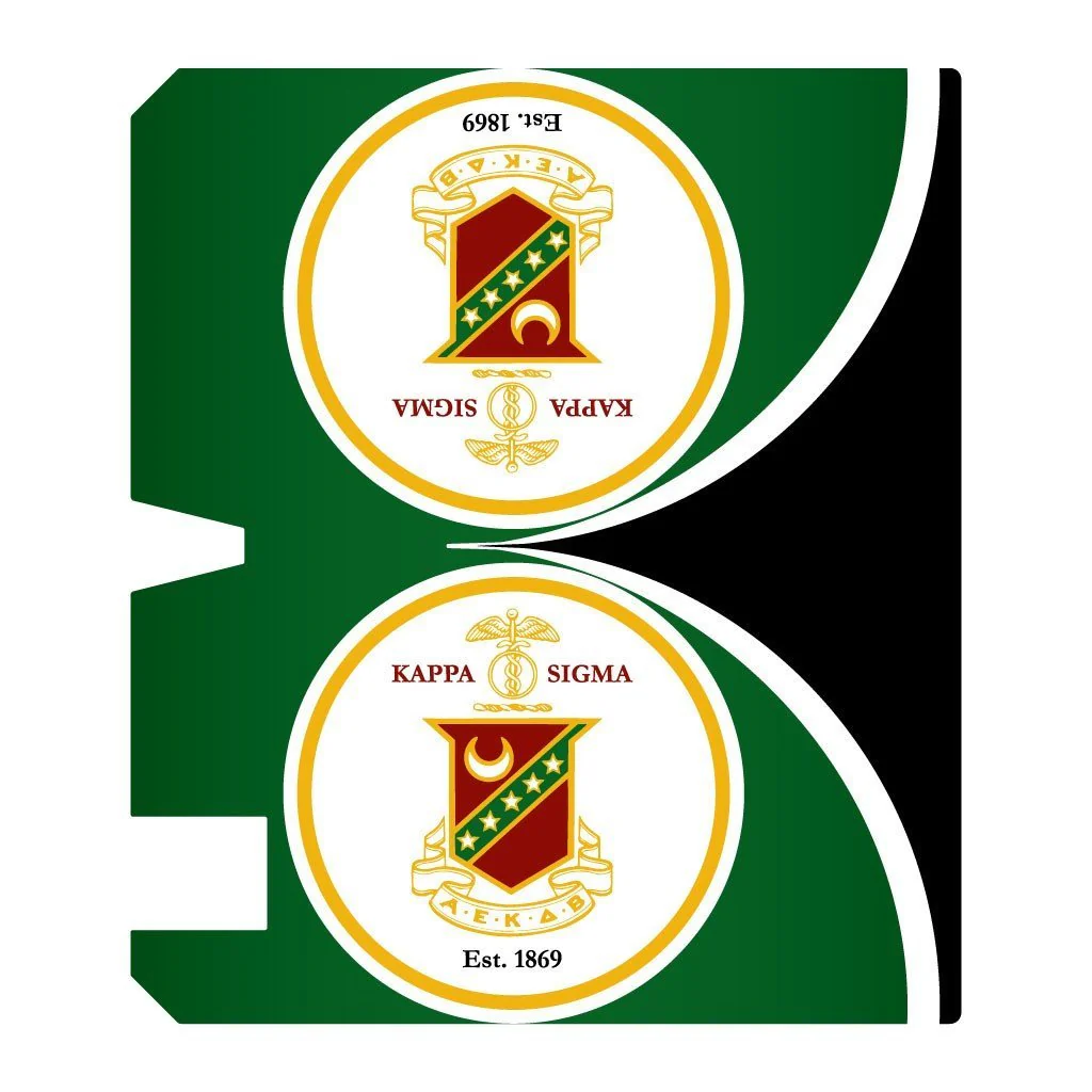 Kappa Sigma Circle Magnetic Mailbox Cover - Image 2