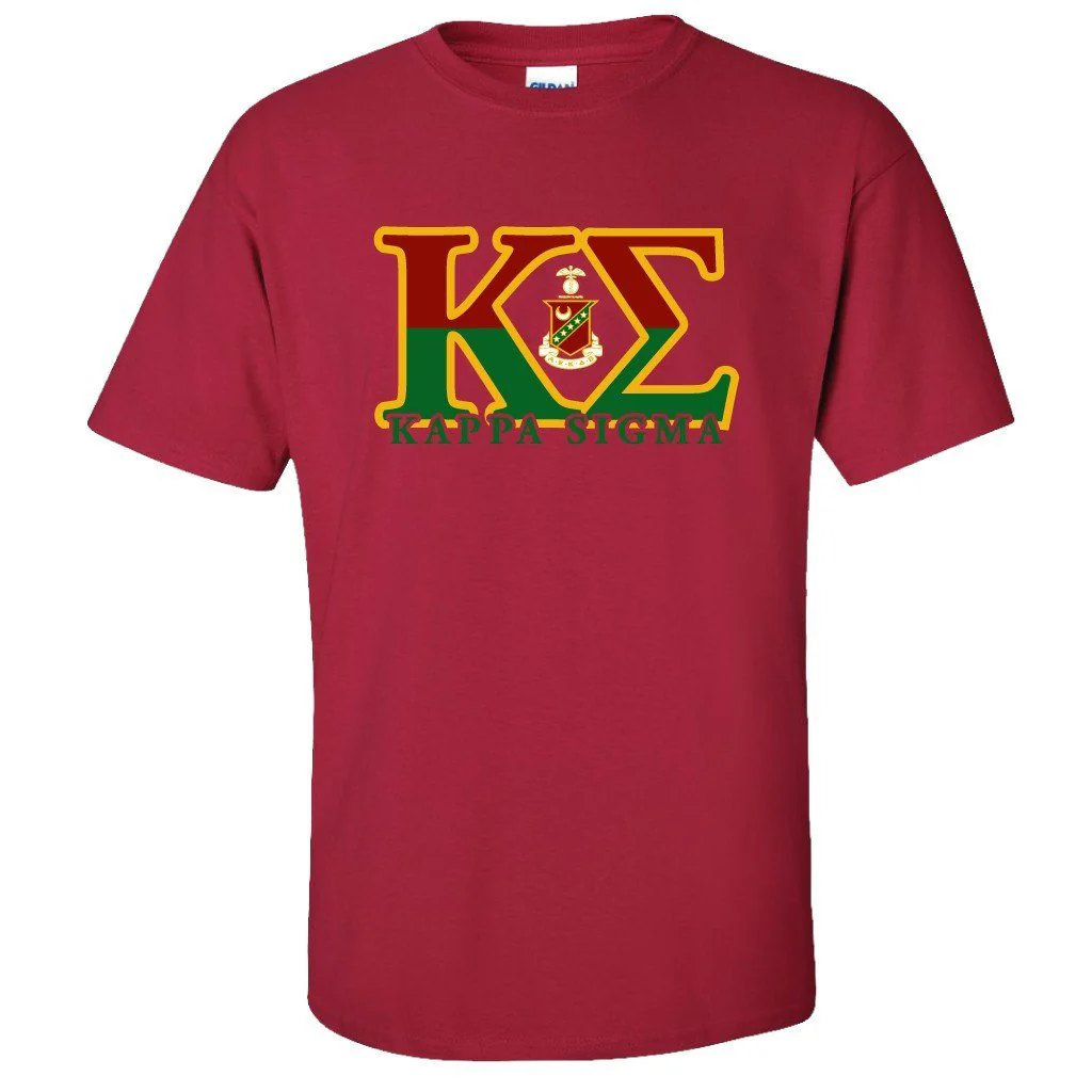 Kappa Sigma Greek Letters T-Shirt - Image 2