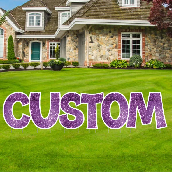 Custom Yard Letters | KG The Last Time | Sparkle Fill - Image 10