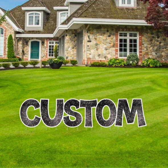 Custom Yard Letters | KG The Last Time | Sparkle Fill - Image 20