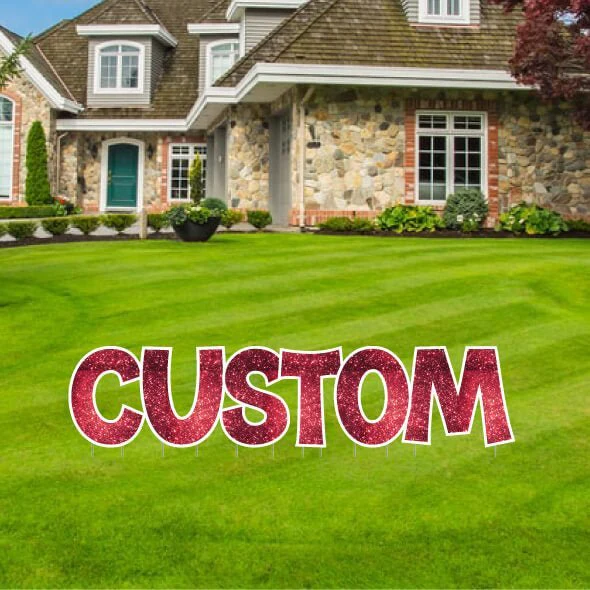 Custom Yard Letters | KG The Last Time | Sparkle Fill - Image 21