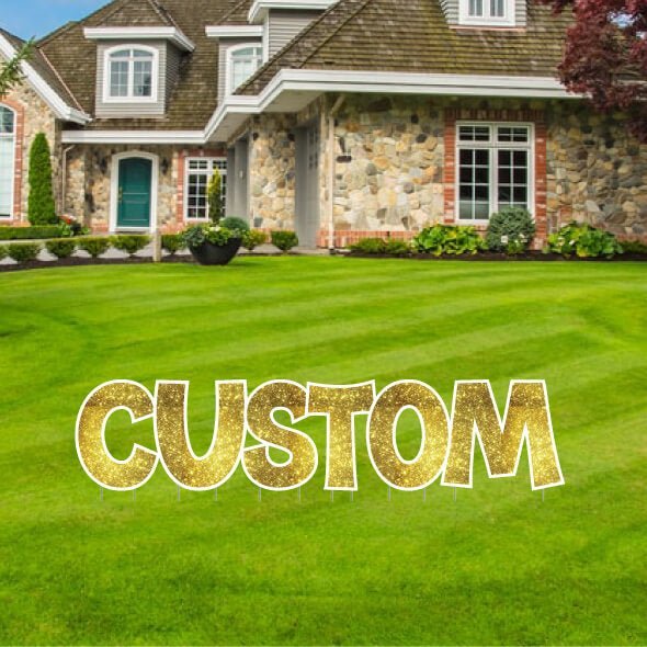 Custom Yard Letters | KG The Last Time | Sparkle Fill - Image 23