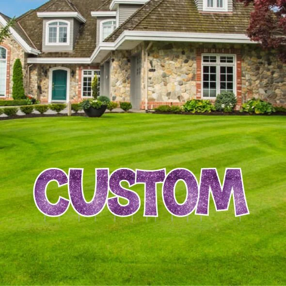 Custom Yard Letters | KG The Last Time | Sparkle Fill - Image 27