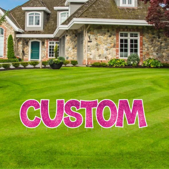 Custom Yard Letters | KG The Last Time | Sparkle Fill - Image 28