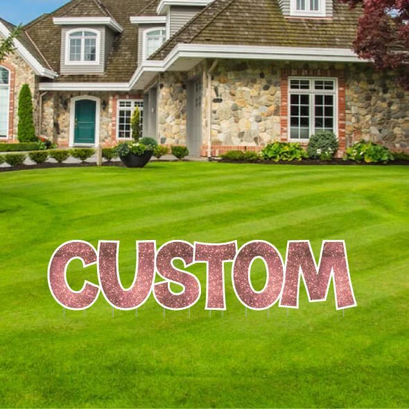 Custom Yard Letters | KG The Last Time | Sparkle Fill - Image 30
