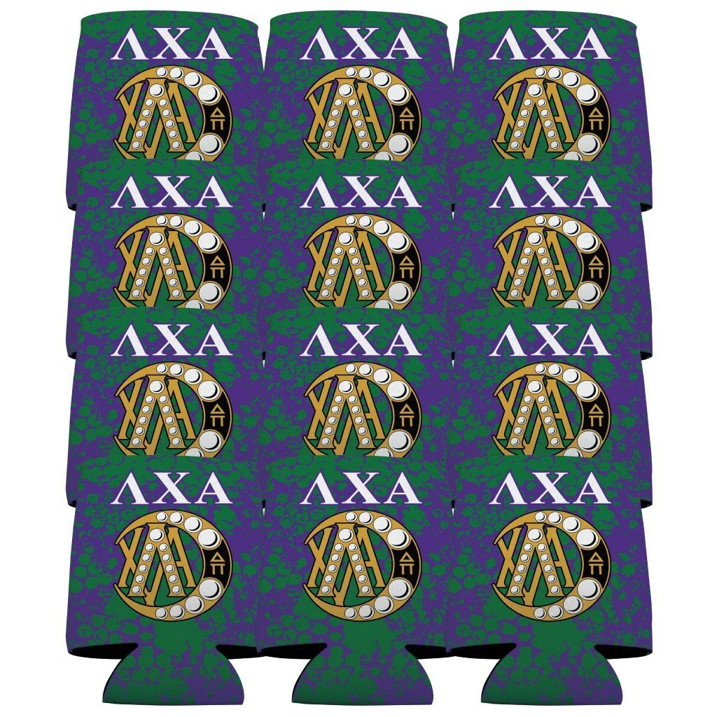 Lambda Chi Alpha Grunge Can Cooler Set - Image 2