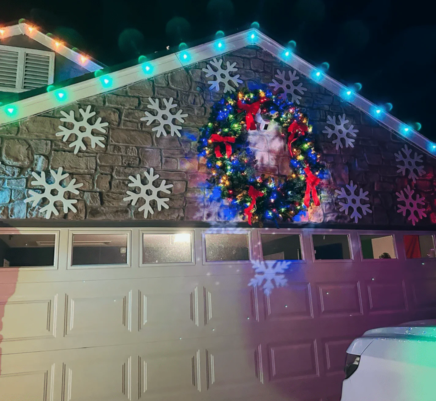 Large Outdoor Hanging Snowflakes Decorations - Set of 15 - Image 7