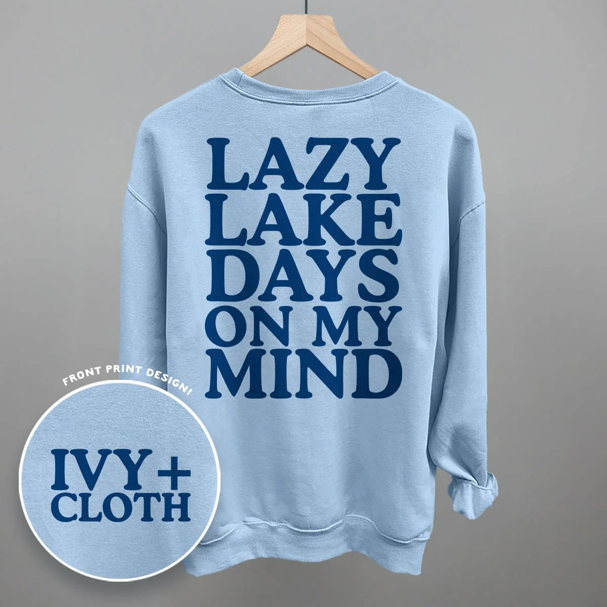 Lazy Lake Days (Back Print) Tee - Image 6