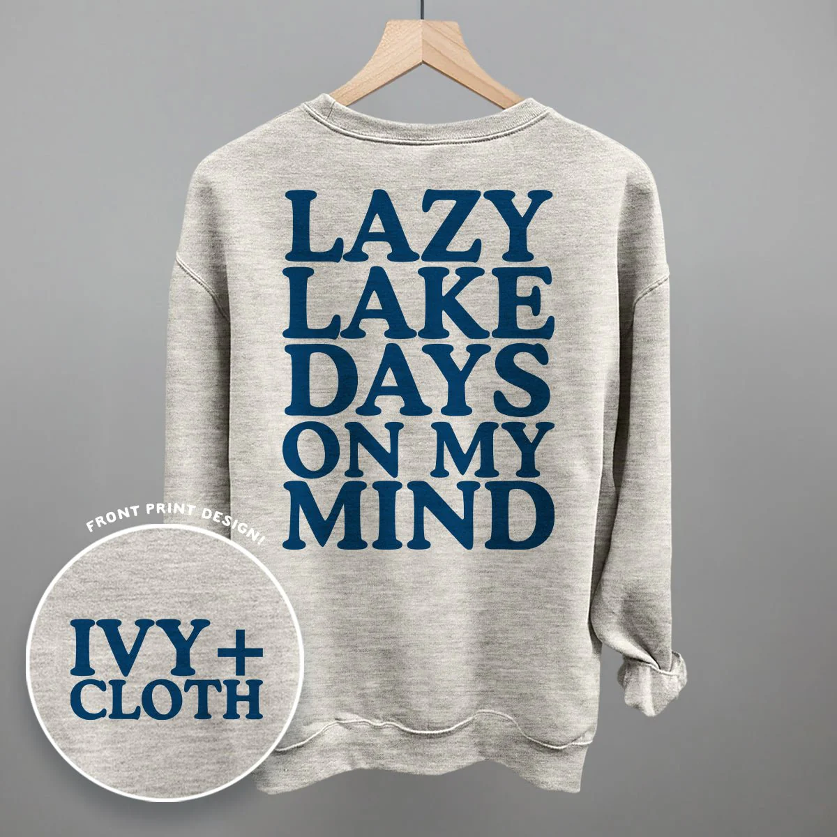Lazy Lake Days (Back Print) Tee - Image 7
