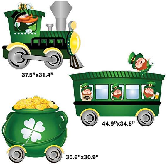 Leprechaun Express Train Yard Decoration - Image 3