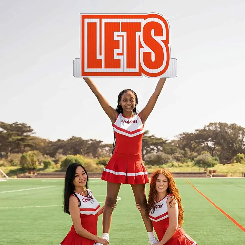 Let's Get Loud' Cheerleader Cut Out Words- 18" Tall - Image 13