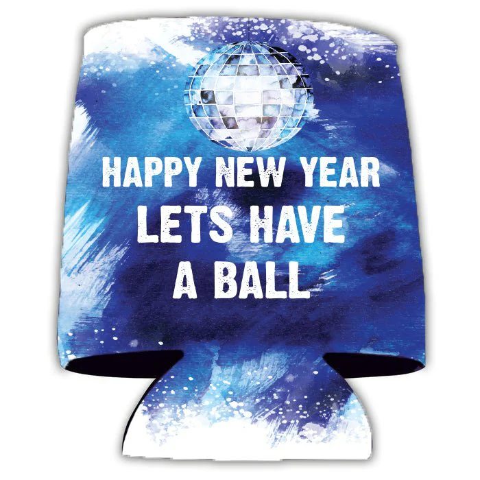 Let's Have a Ball New Years Can Cooler Pack - Image 2