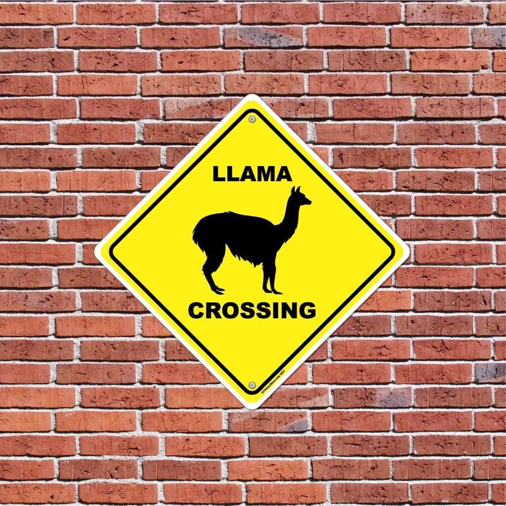 Llama Crossing Sign or Sticker - Image 3