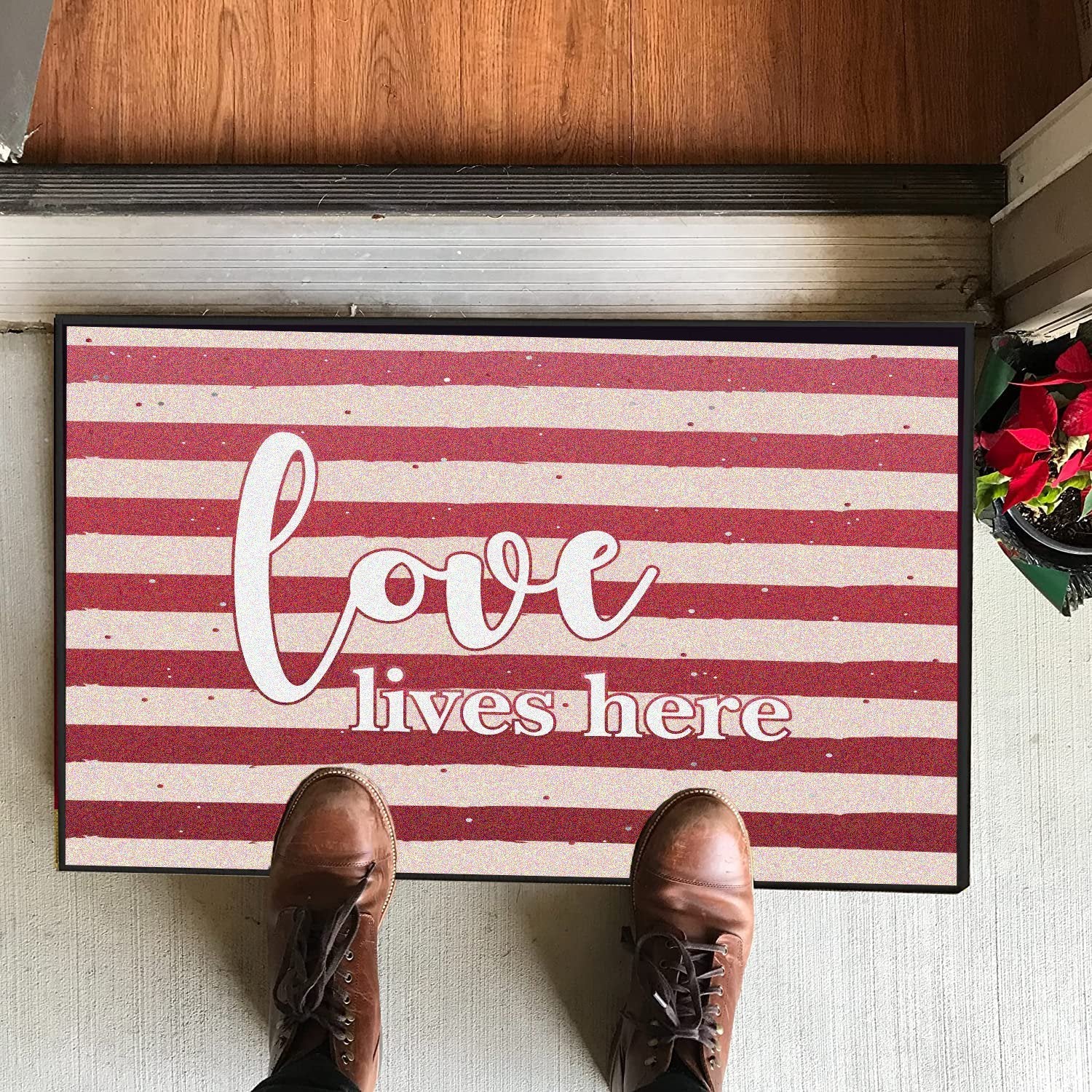 Love Lives Here Doormat