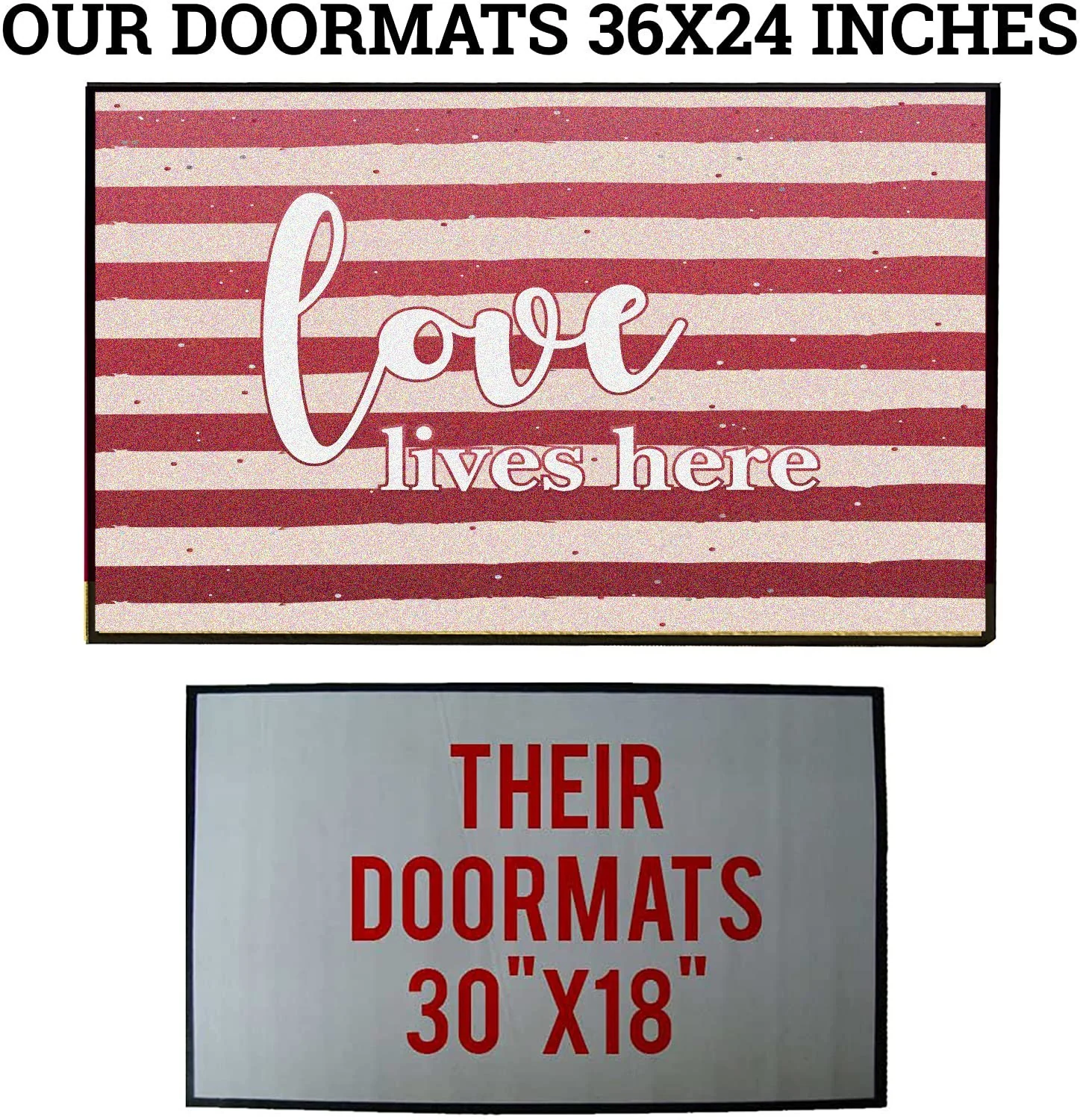Love Lives Here Doormat - Image 2