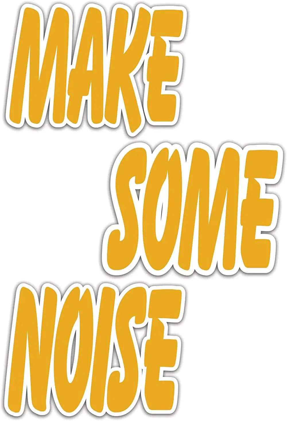 Make Some Noise' Cheerleader Cut Out Words - Image 14