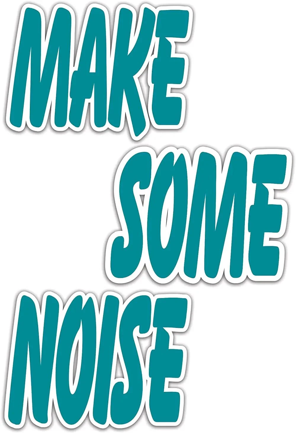 Make Some Noise' Cheerleader Cut Out Words - Image 2