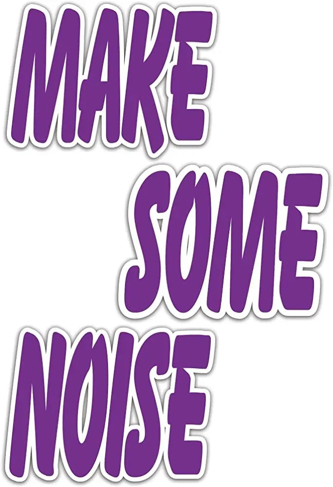 Make Some Noise' Cheerleader Cut Out Words - Image 24