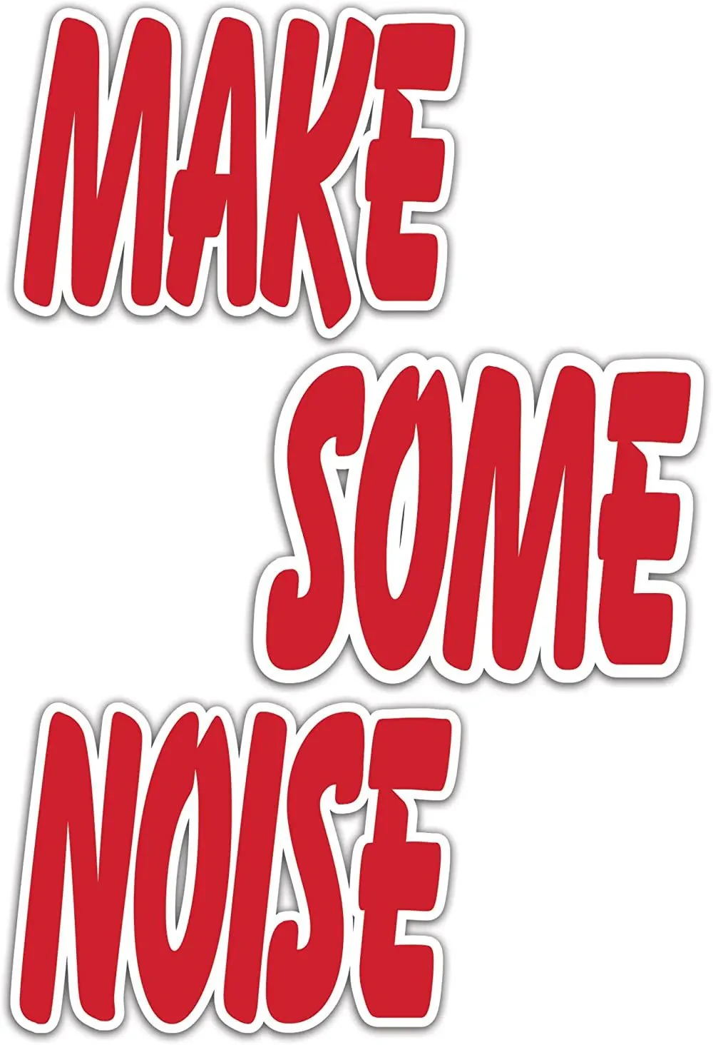 Make Some Noise' Cheerleader Cut Out Words - Image 4