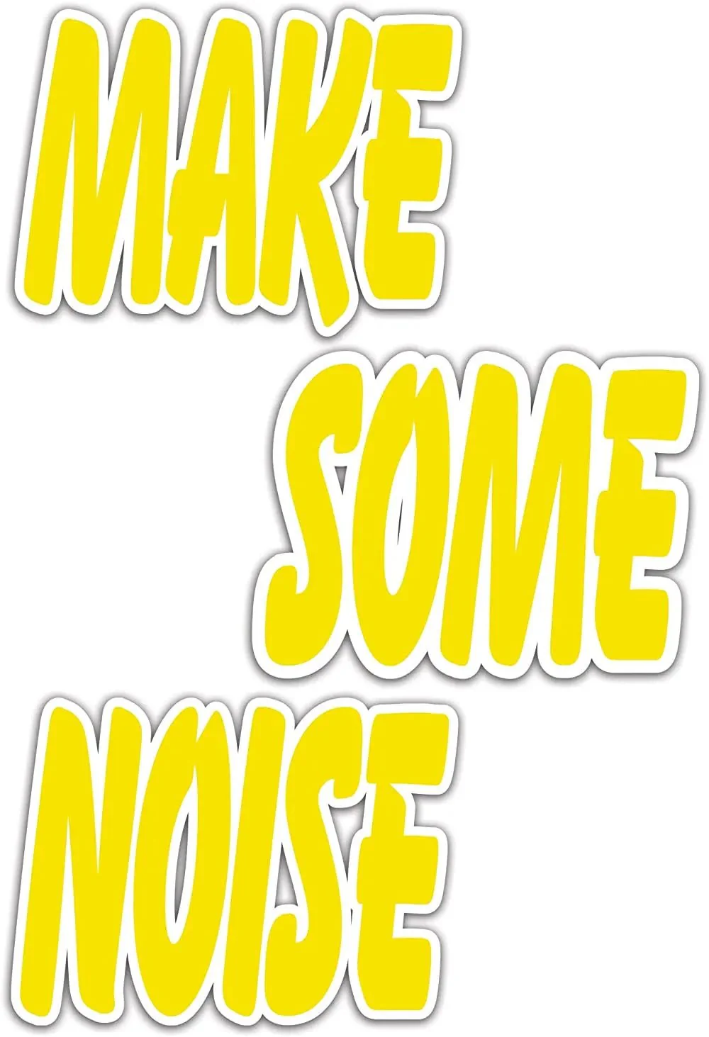 Make Some Noise' Cheerleader Cut Out Words - Image 8