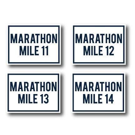 Navy Blue Marathon Race Yard Sign Package - Image 6