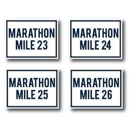 Navy Blue Marathon Race Yard Sign Package - Image 9