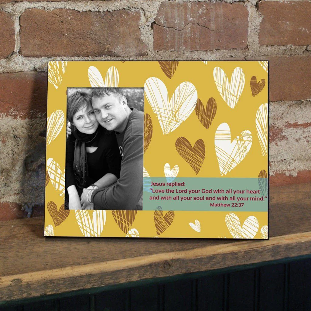 Matthew 22:37 Decorative Picture Frame