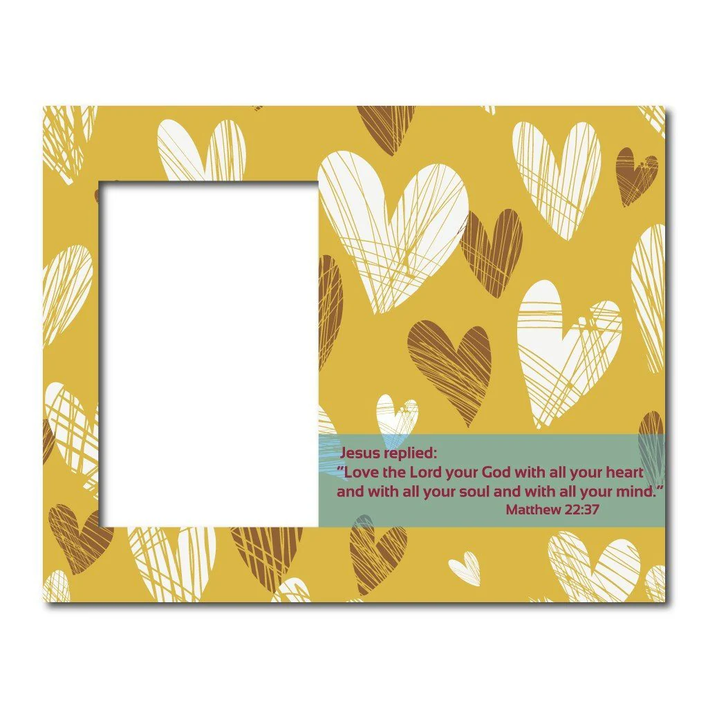 Matthew 22:37 Decorative Picture Frame - Image 2