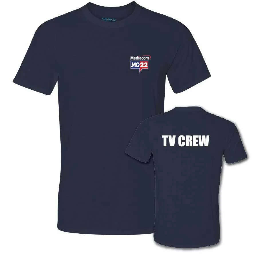 MC22 Navy Short Sleeve Performance 2-Sided T-Shirt