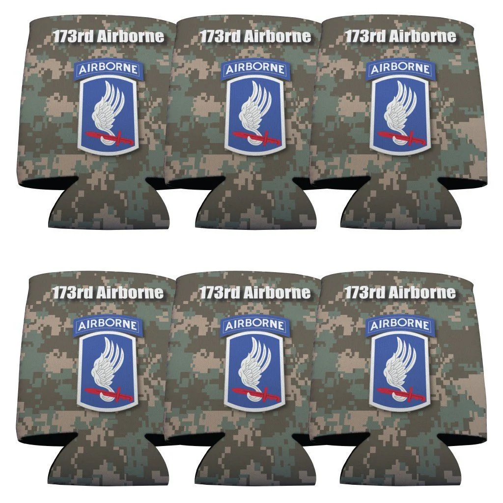 Military 173rd Airborne Division Can Cooler Set - Image 3