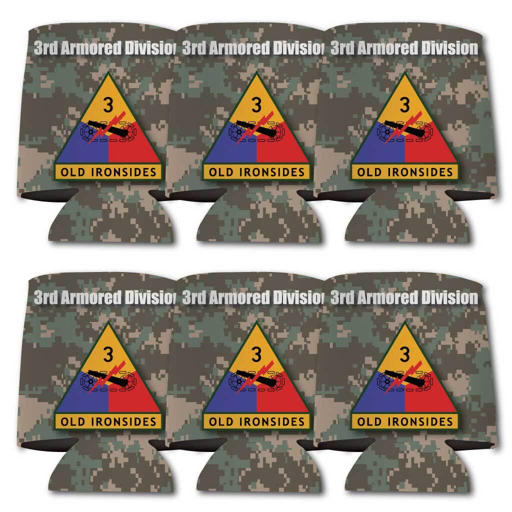 Military 3rd Armored Division Can Cooler- Set - Image 3