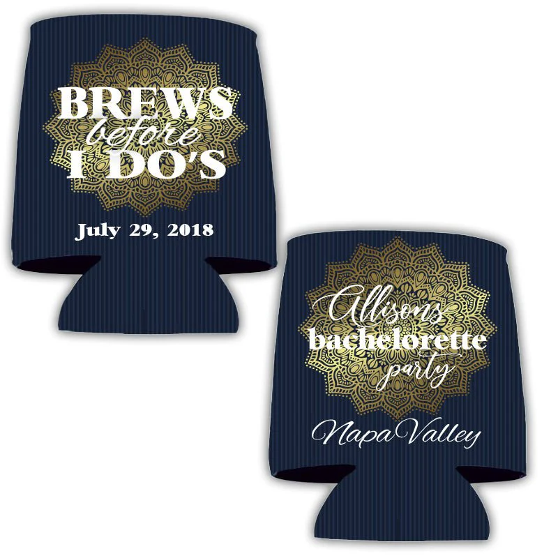 Napa Valley Bachelorette Party Custom Can Cooler Set - Image 3