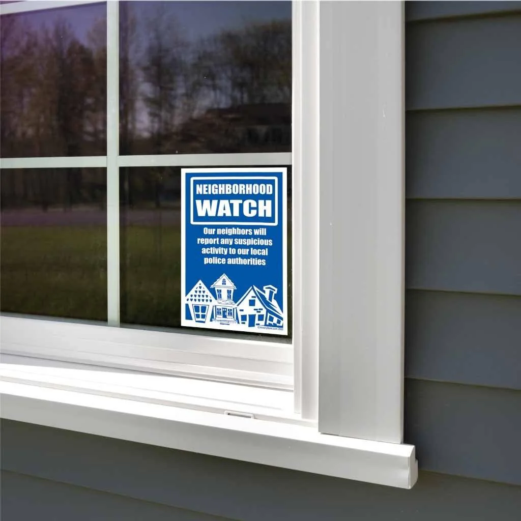 Neighborhood Watch Sign or Sticker - Image 10