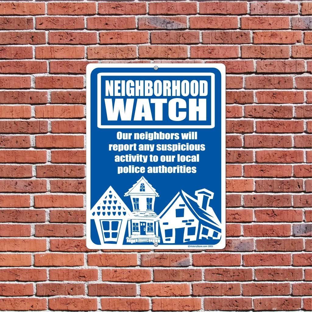 Neighborhood Watch Sign or Sticker - Image 11