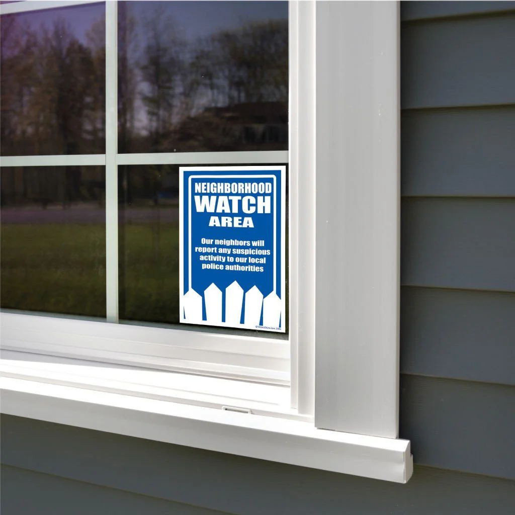 Neighborhood Watch Sign or Sticker - Image 6