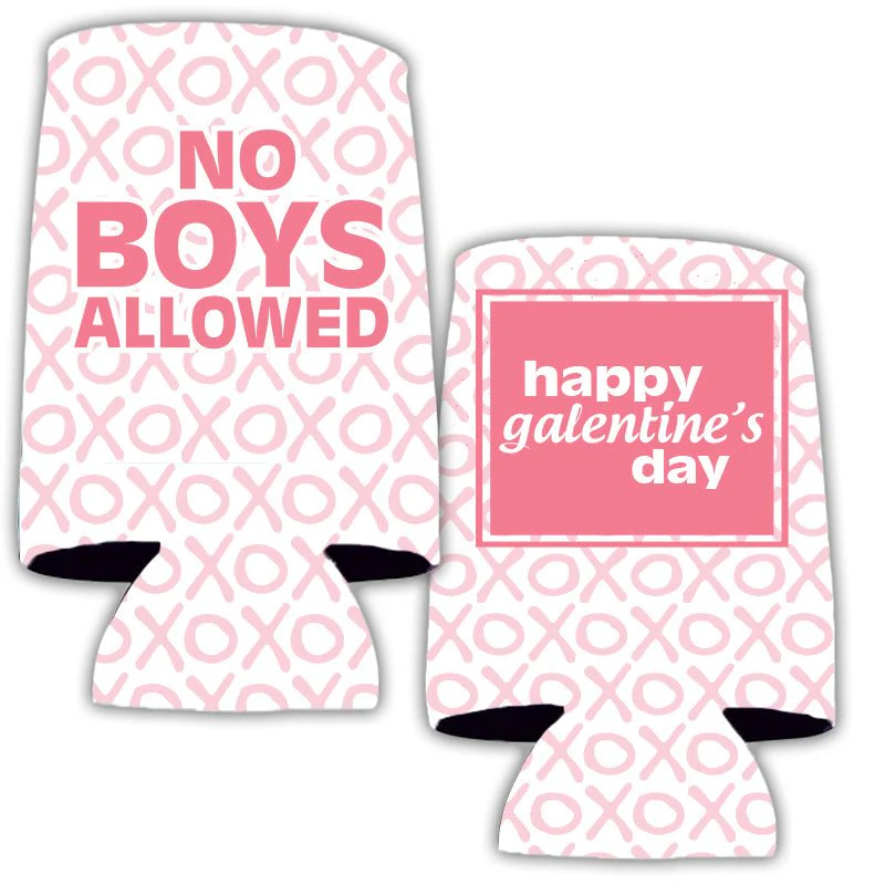 No Boys Allowed Galentine's Day Slim Can Coolers Pack - Image 3