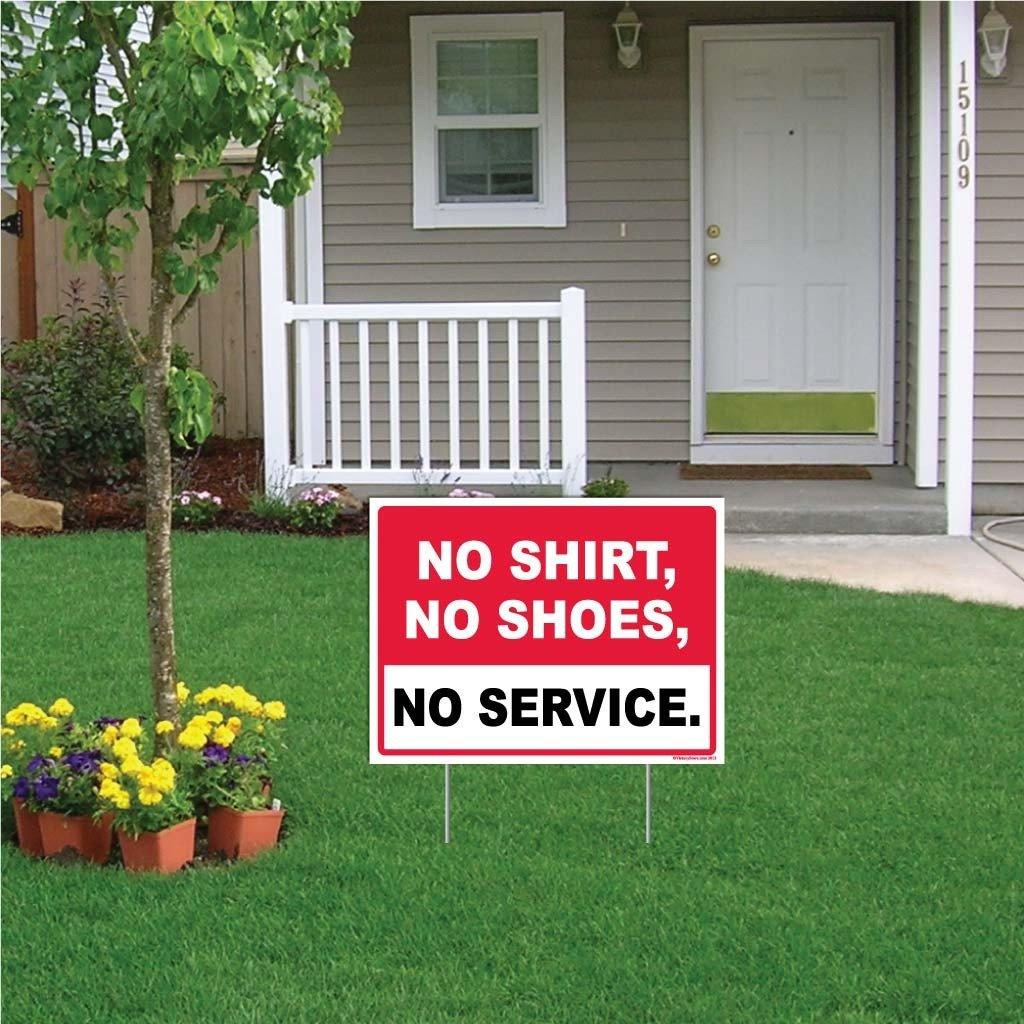 No Shirt, No Shoes, No Service Signage - Image 3