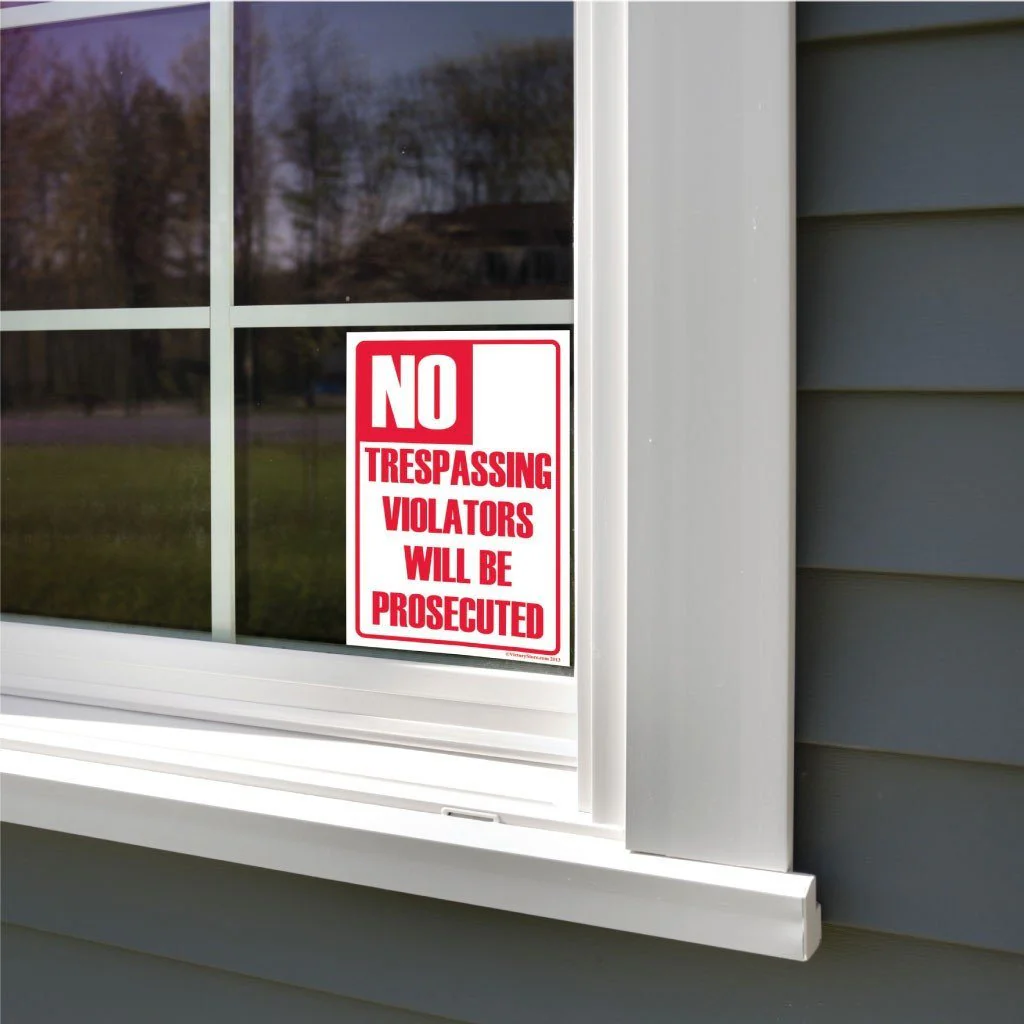 No Trespassing Violators will be Prosecuted Sign or Sticker - Image 6
