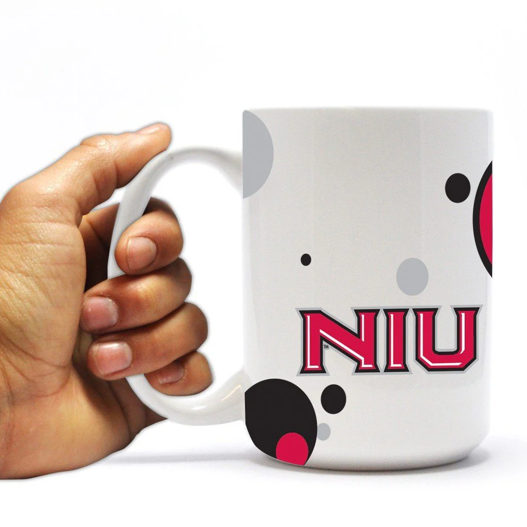 Northern Illinois University 15oz Circles  Coffee Mug - Image 2